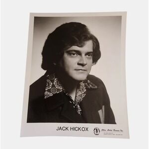 Vintage 70s Jack Hickox Country Western Music Artist Press Photo 8x10 Headshot‎